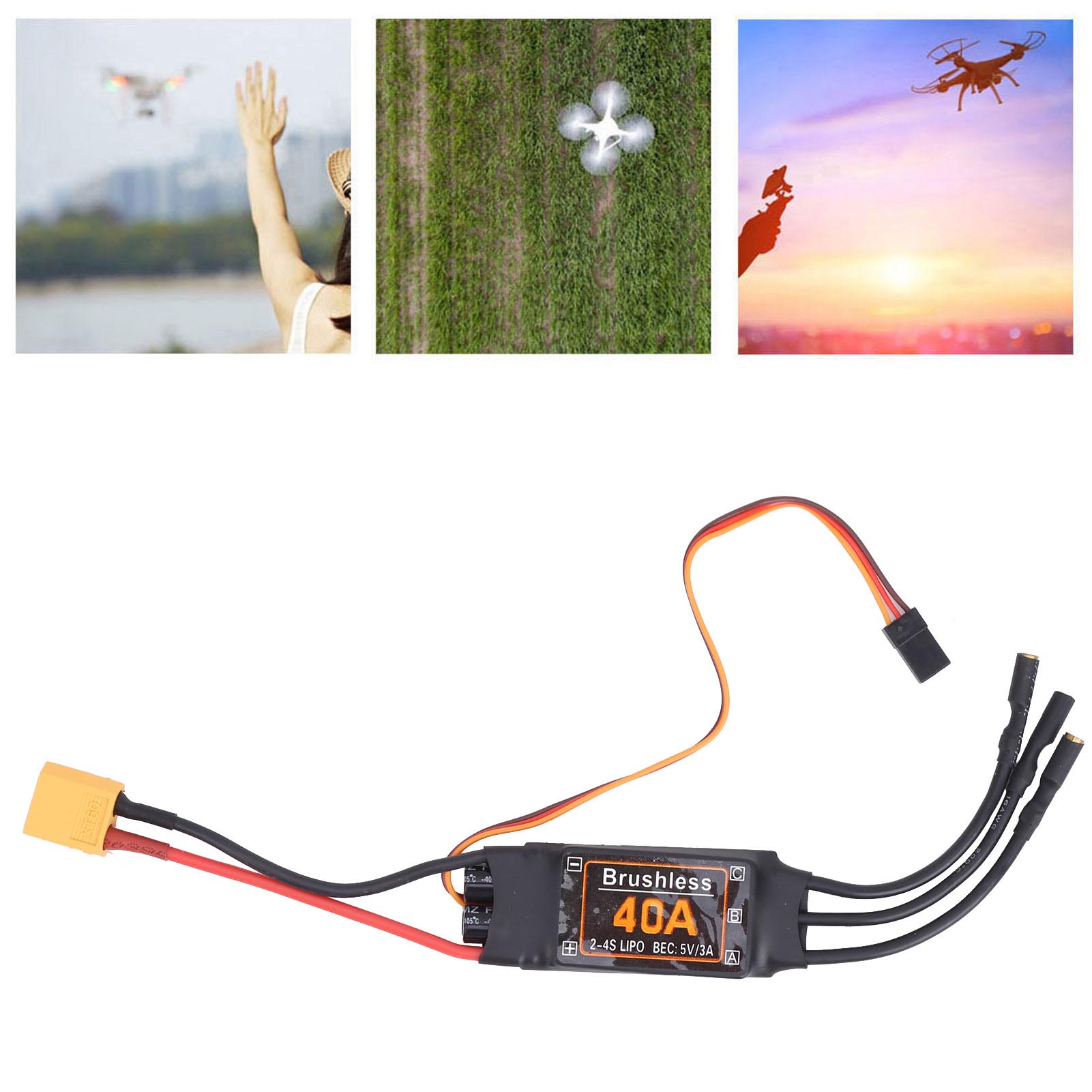 Drone Esc - 40A Brushless ESC Speed Controller RC