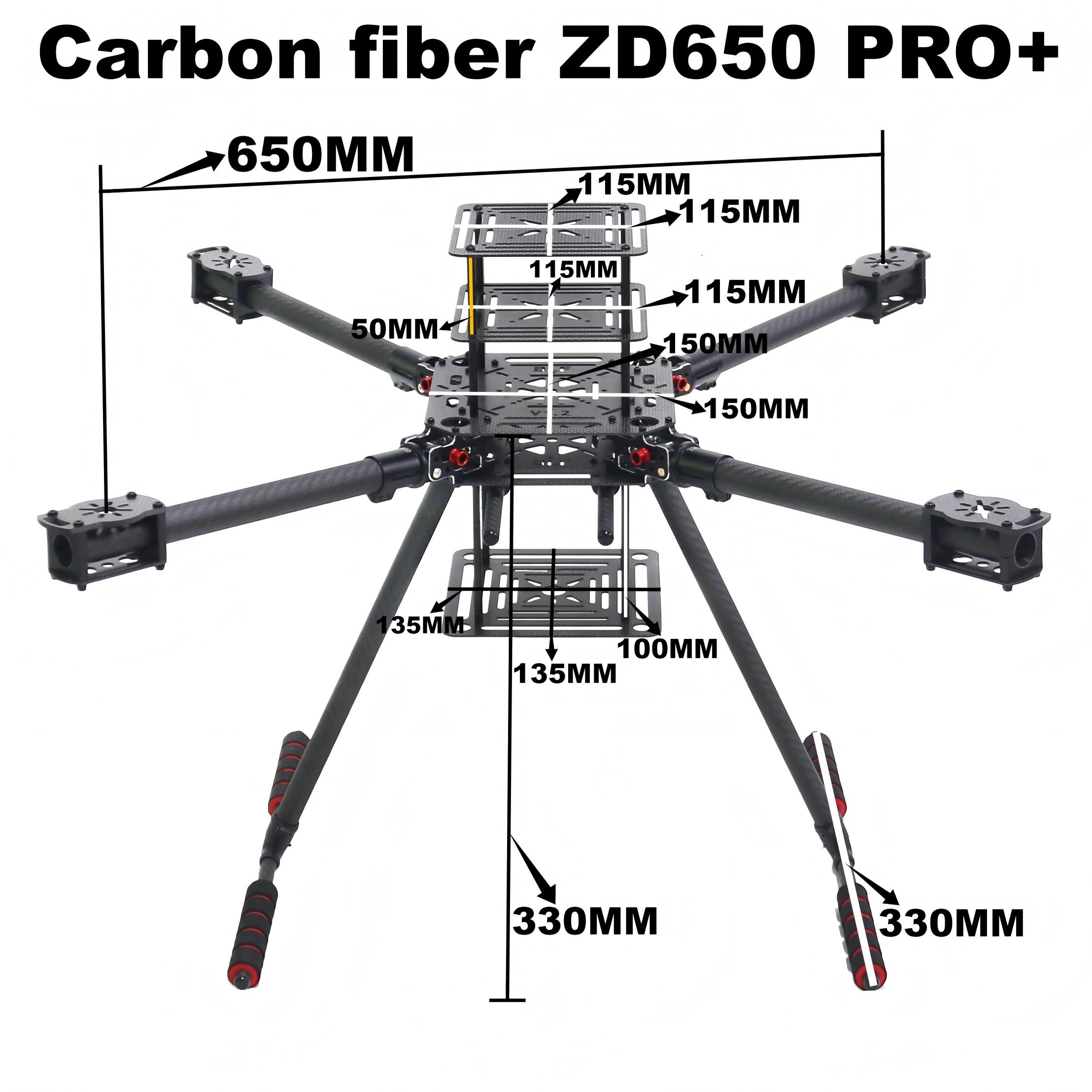 Drone Compass - RCtoSky ZD650 PRO+ 650mm Ardupilot Pixhawk