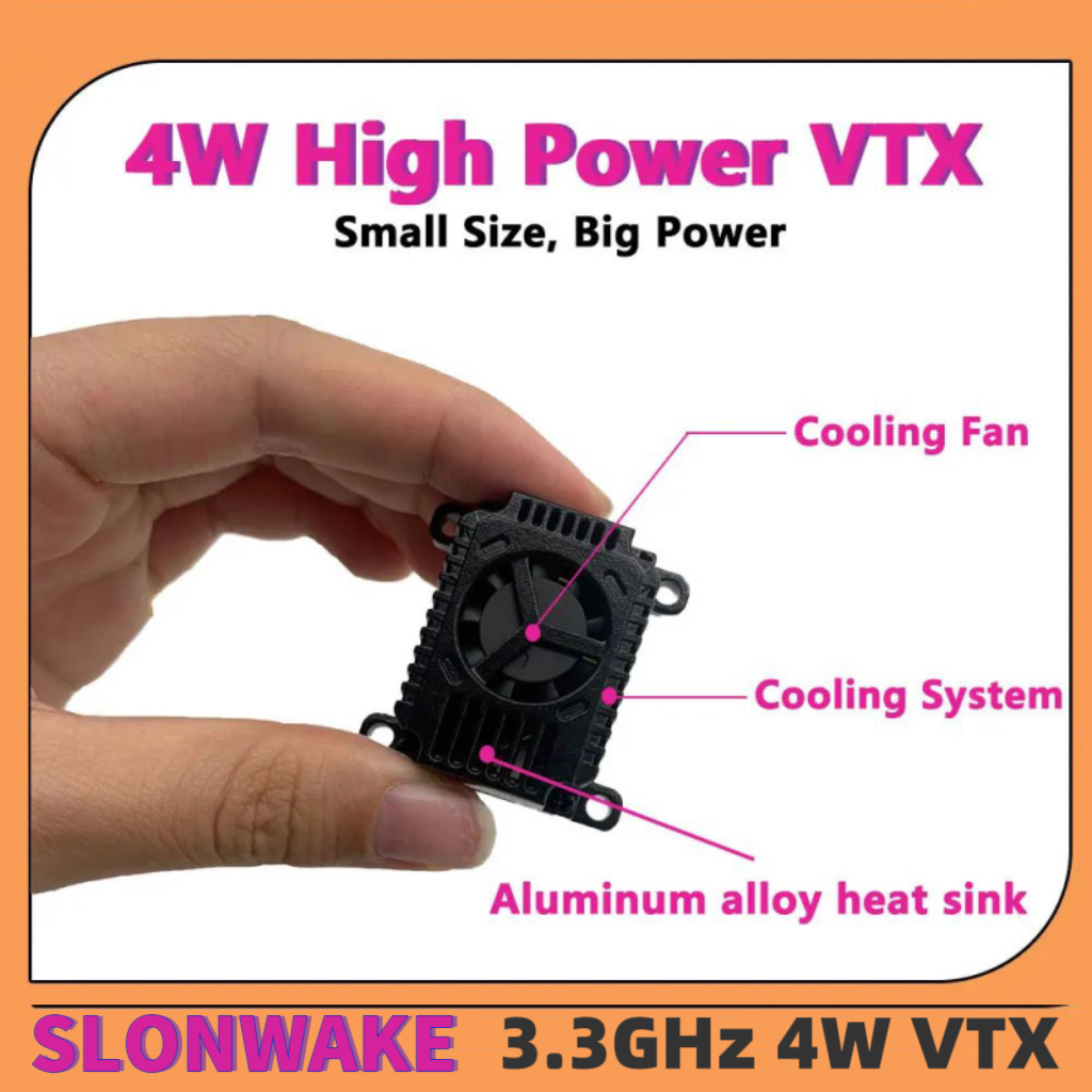 SLONWAKE FPV 3.3G 16CH 4000mW  - Drone Frame ulasan dan harga