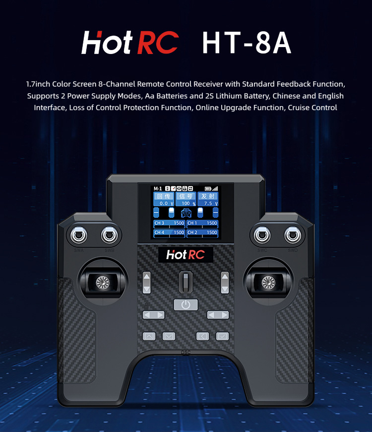Hotrc HT-8A 2.4G 8CH  Transmit - Drone Power Distribution Board ulasan dan harga