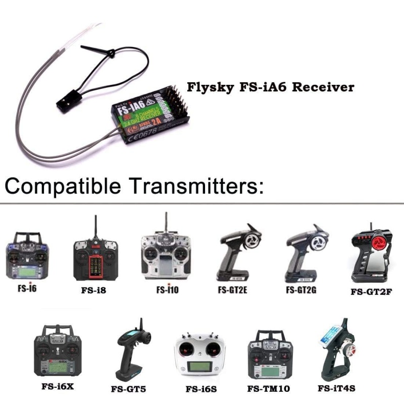 Flysky FS-IA6 Receiver 6CH Dua - Drone Receiver ulasan dan harga
