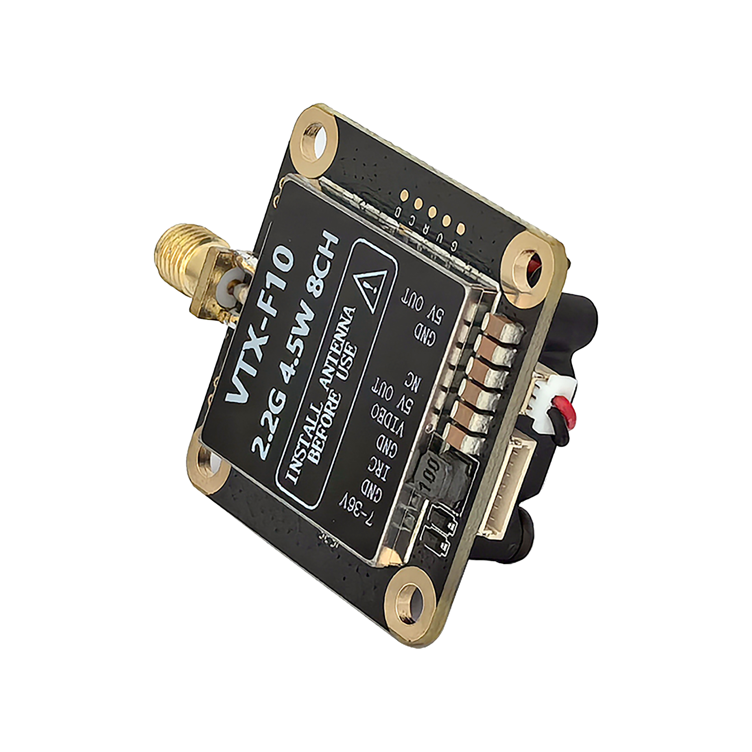 2.0-2.2G 4.5W VTX 8CH FPV Vide - Drone Receiver ulasan dan harga