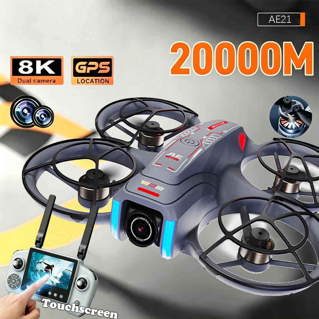 Upgrade AE21 Aerial Drone 8K H - Drone Gimbal ulasan dan harga