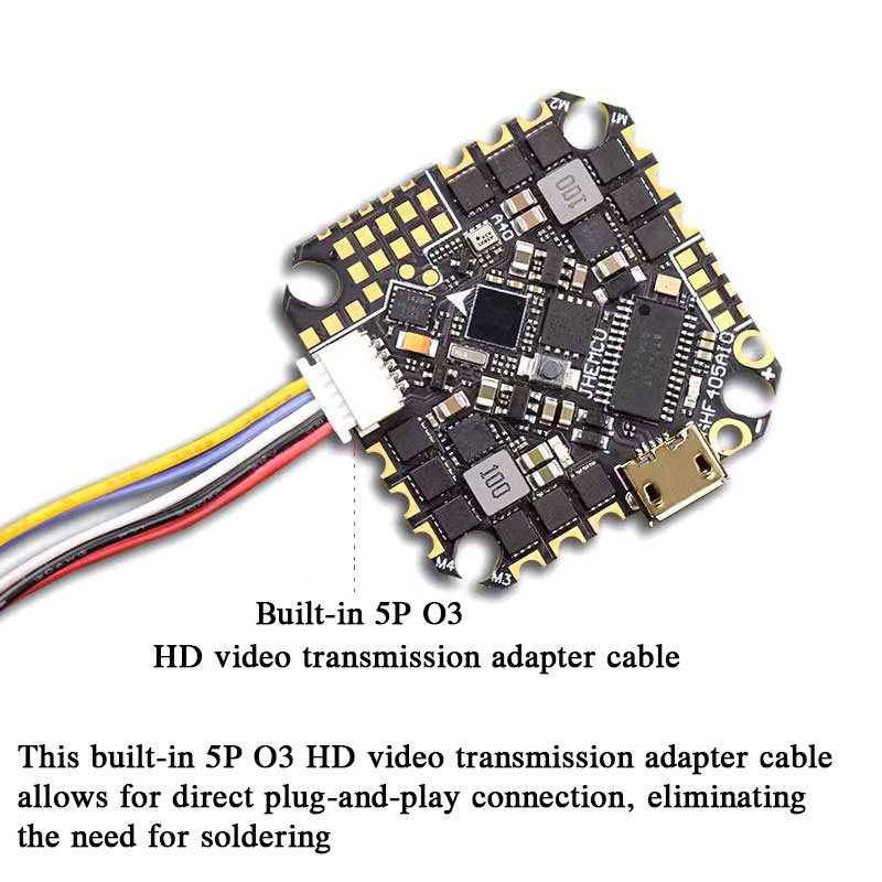 JHEMCU GHF405AIO-HD 40A AIO Fl - Drone Esc ulasan dan harga