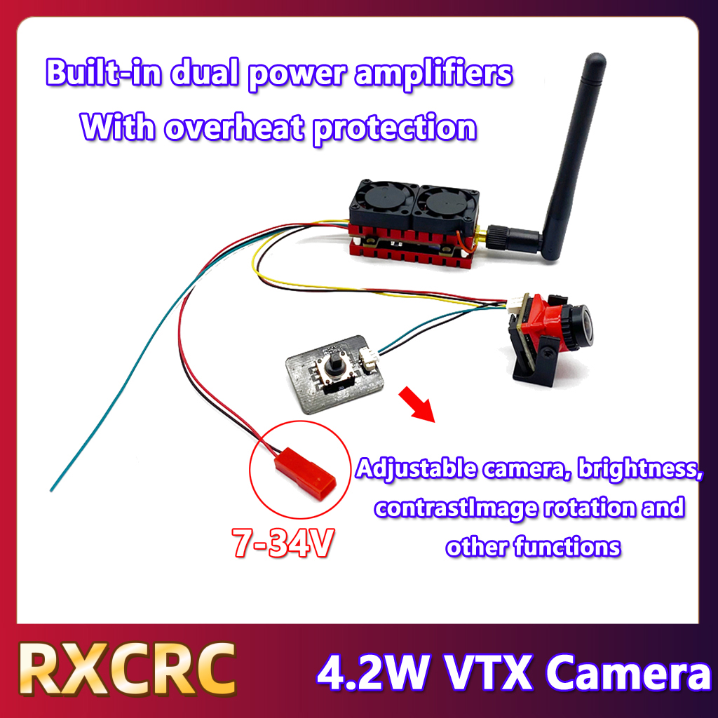 RXCRC 5.8G 48CH 4.2W High Powe - Drone Frame ulasan dan harga