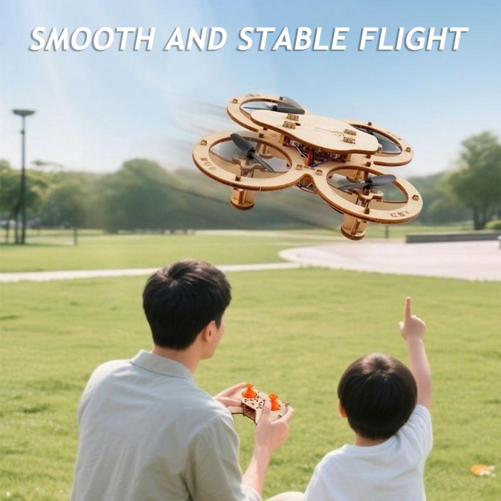 Rc Drone Toy Wooden Drone Puzz - Drone Gimbal ulasan dan harga
