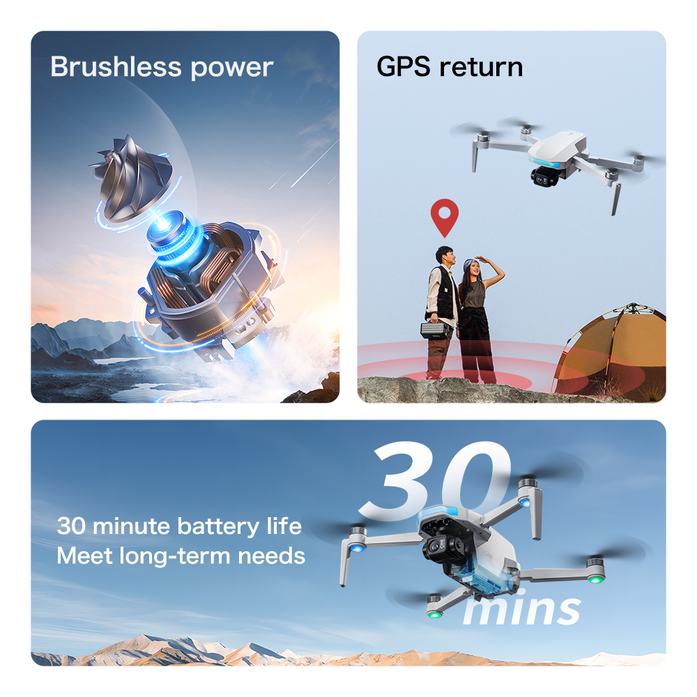 S-X1 MAX GPS Drone with 3-Axis - Drone Gps Mount ulasan dan harga
