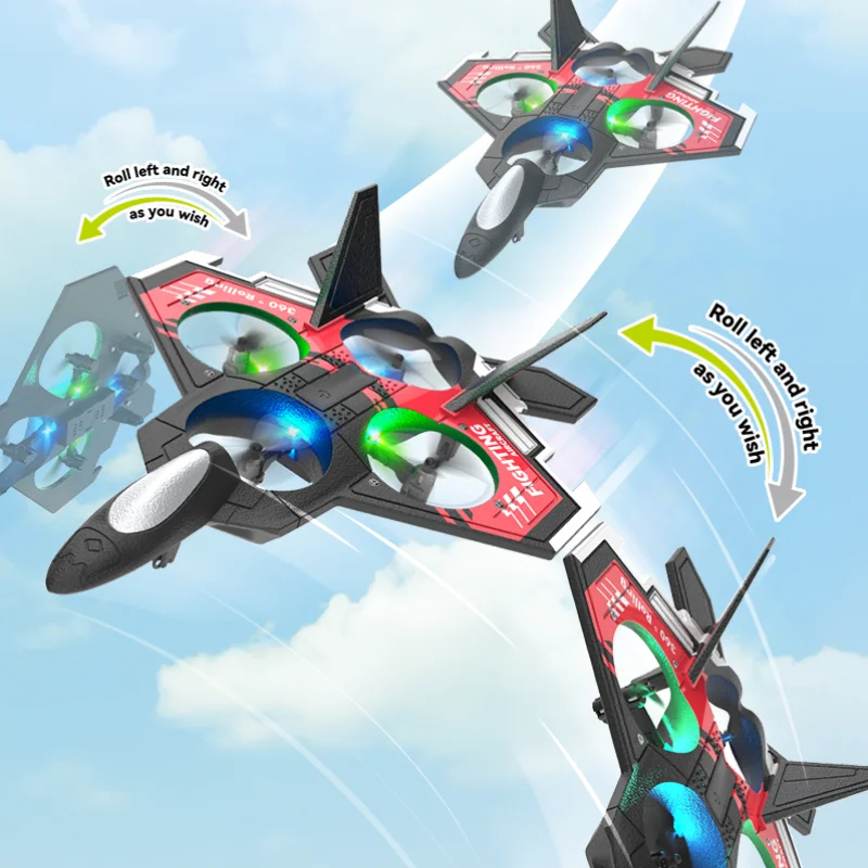 S98 RC Foam Stunt Aircraft Toy - Drone Led Light ulasan dan harga