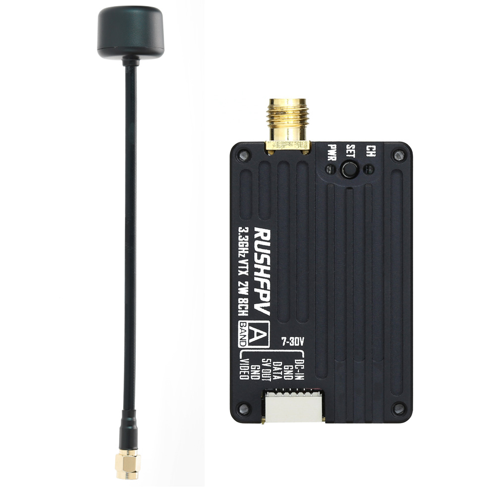 RUSHFPV 3.3G 2W VTX Transmitte - Drone Receiver ulasan dan harga