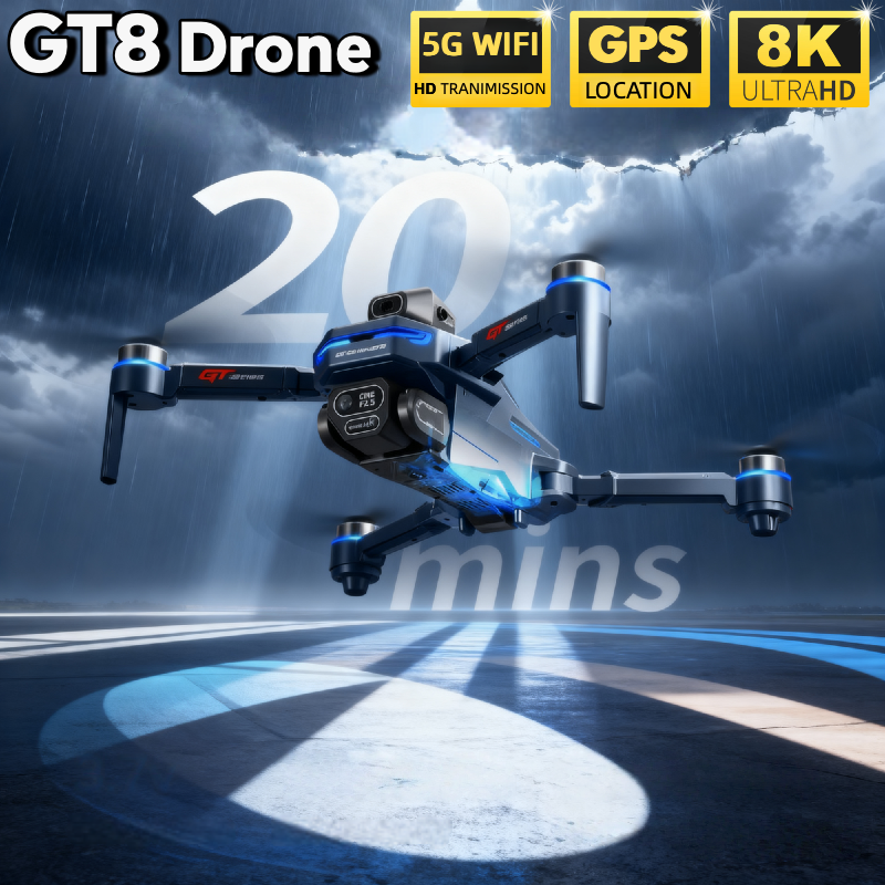 For Genuine GT8 Drone 4K Profe - Drone Gps Mount ulasan dan harga