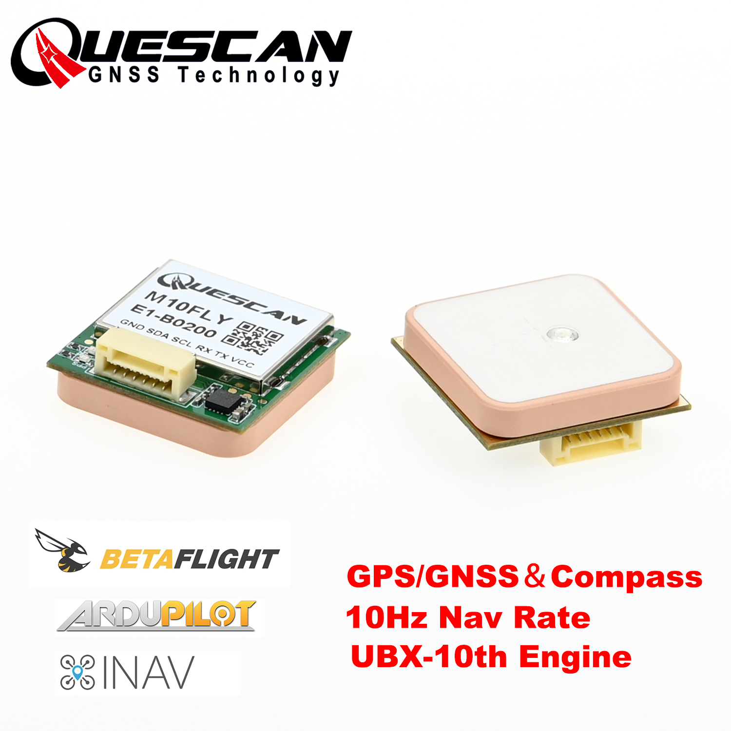 Quescan 25mm*25mm M10FLY 10Hz  - Drone Compass ulasan dan harga