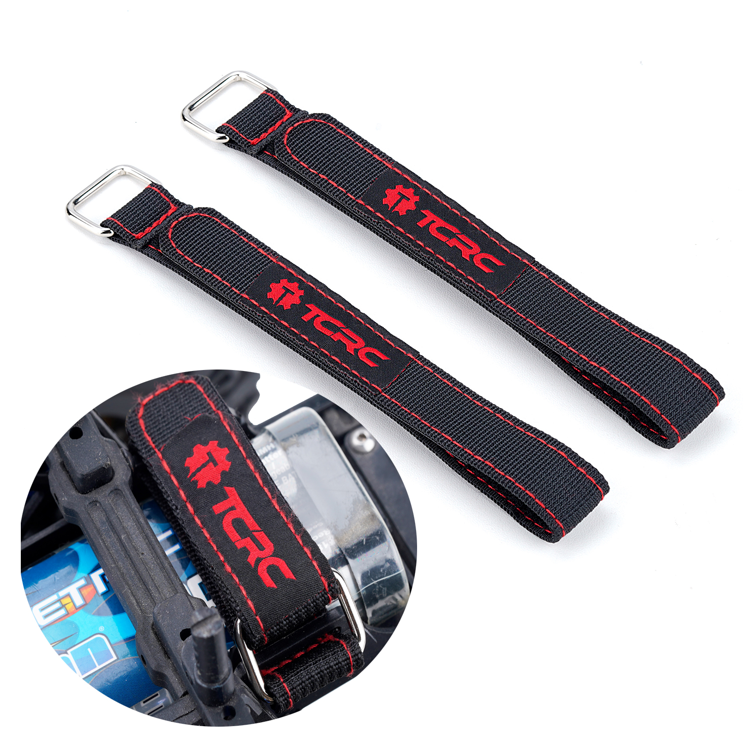 TCRC 2PCS 20x300MM Kevlar Stit - Drone Battery Strap ulasan dan harga
