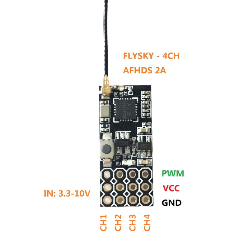 Flysky FS2A Mini Receiver 4CH  - Drone Battery ulasan dan harga