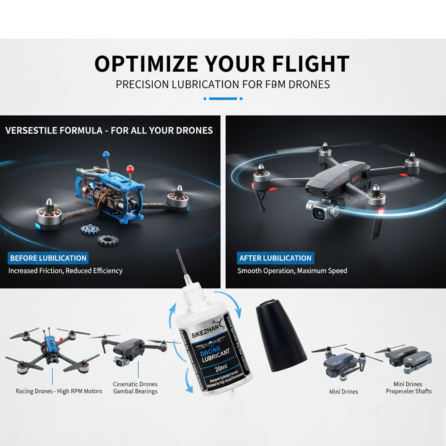 Micro Drone Motor Bearing Lubr - Drone Motor ulasan dan harga