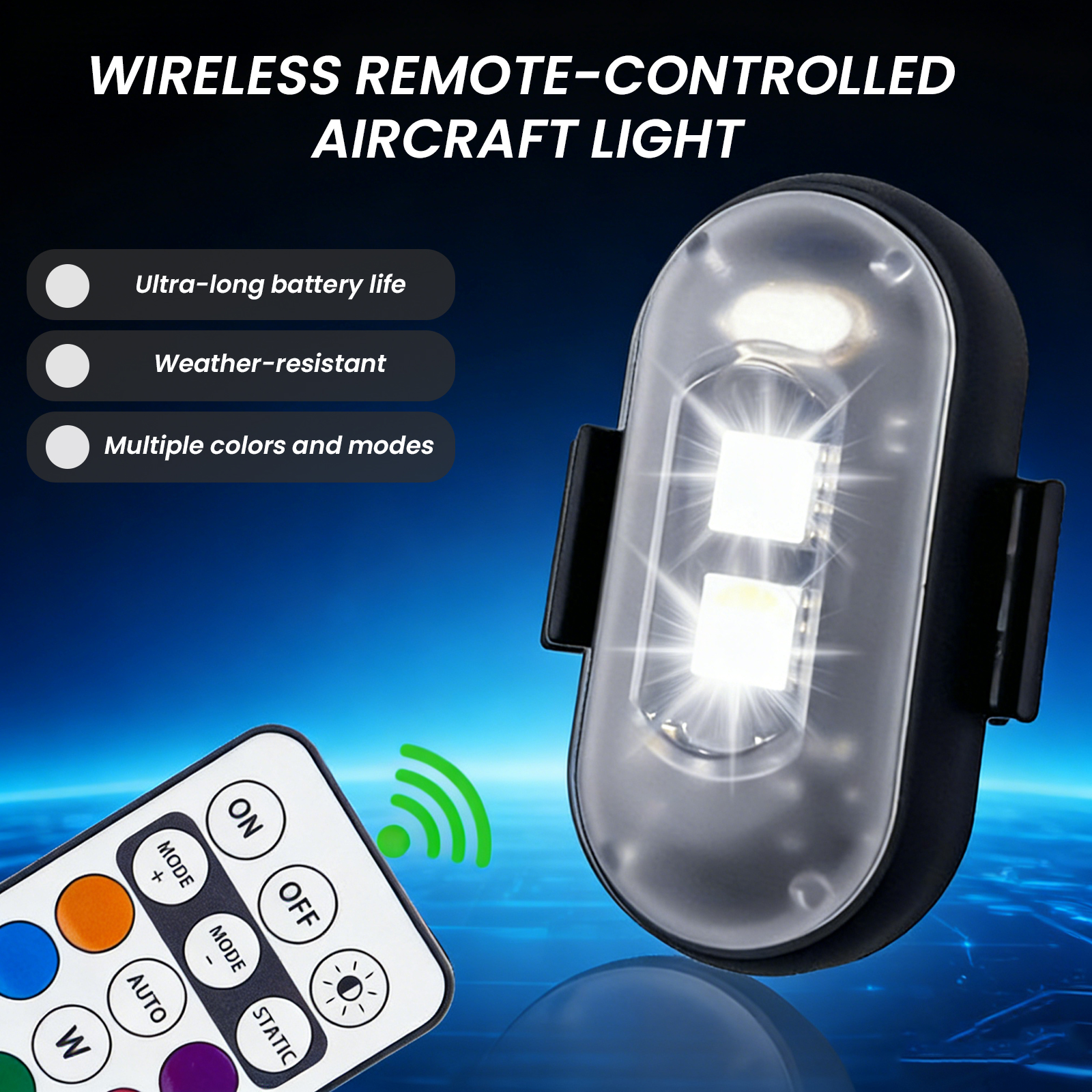 2/4/6PCS Wireless LED Strobe L - Drone Led Light ulasan dan harga