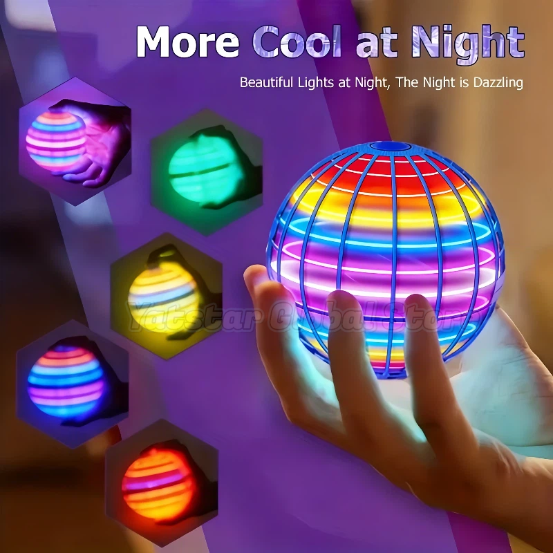 LED Light Up Flying Orb Boomer - Drone Battery ulasan dan harga