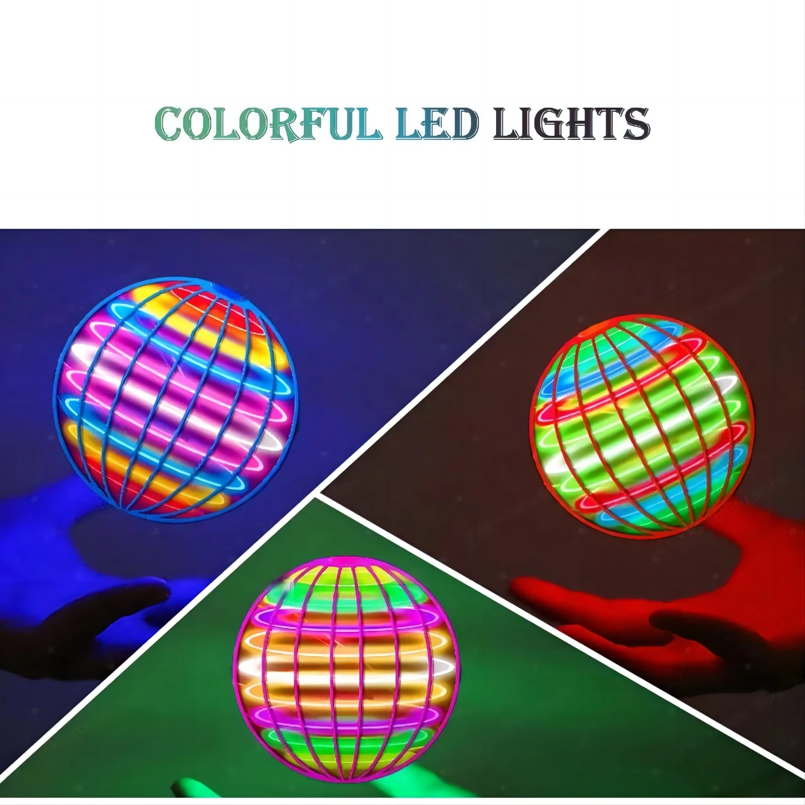 LED Light Up Flying Orb Boomer - Drone Battery ulasan dan harga