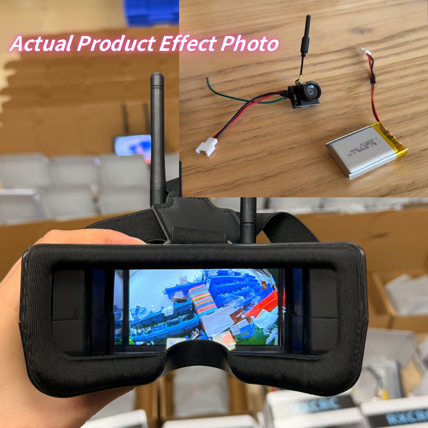 Slonwake 5.8G 48CH 200mW FPV D - Drone Frame ulasan dan harga