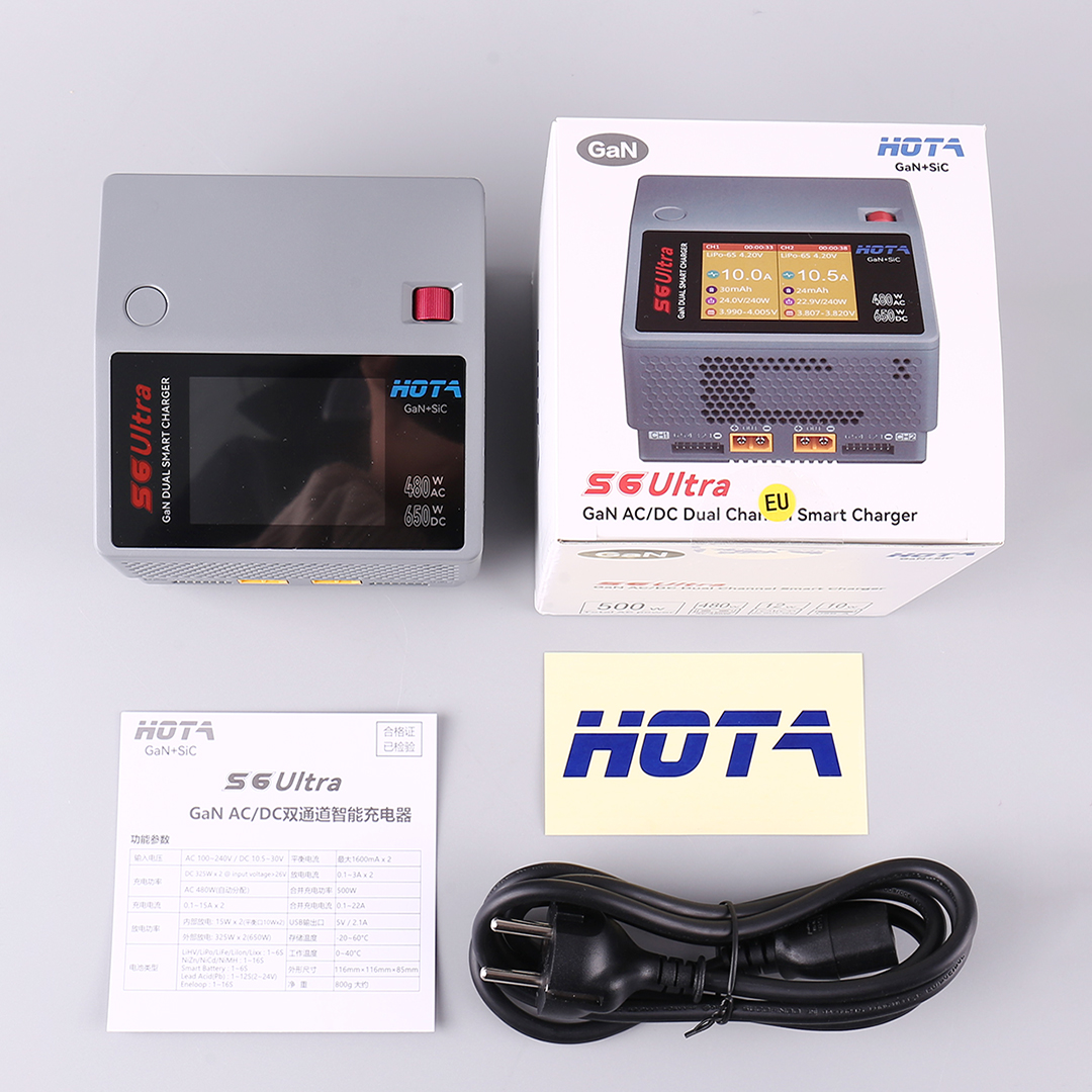 HOTA S6 Ultra Gallium Nitride  - Drone Charger ulasan dan harga