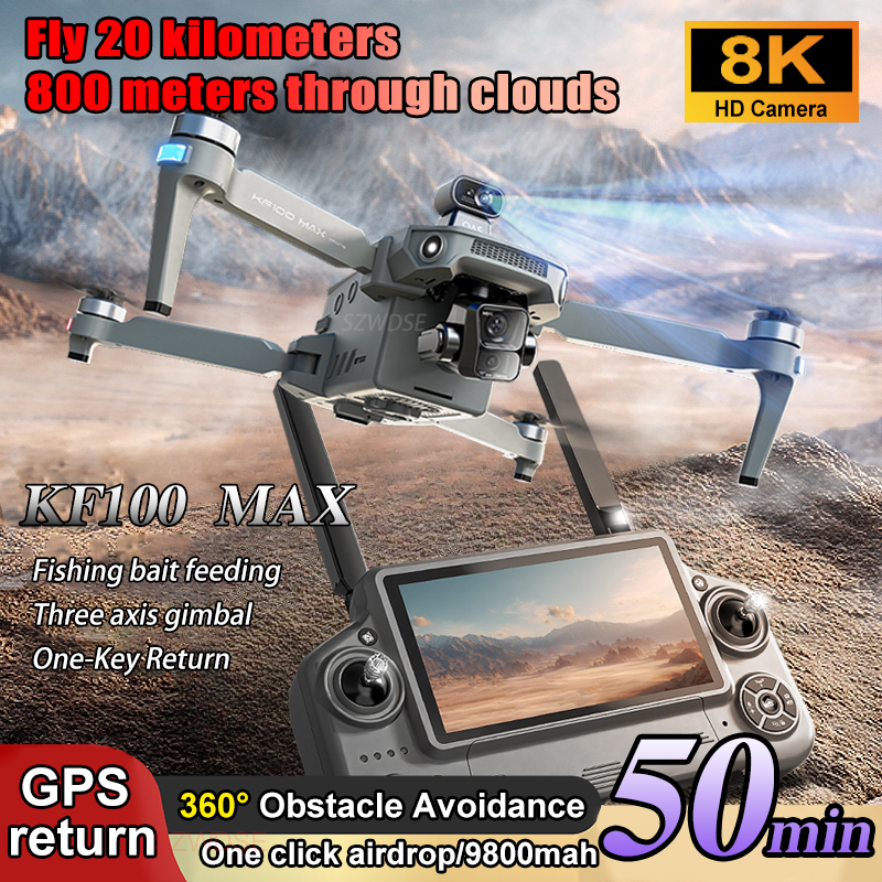 SJRC KF100 MAX 8K UHD Photo HD - Drone Gimbal ulasan dan harga