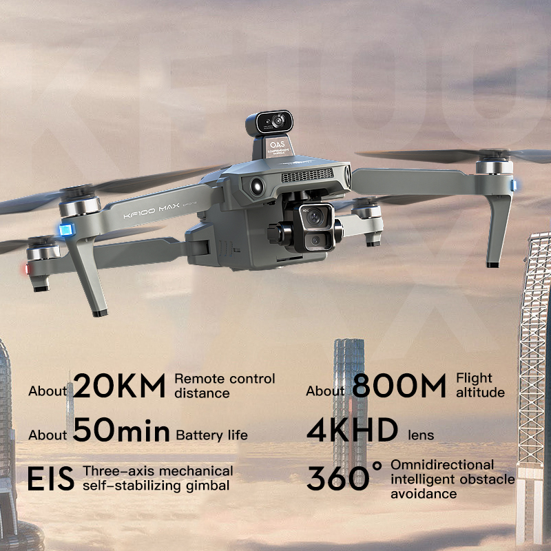 SJRC KF100 MAX 8K UHD Photo HD - Drone Gimbal ulasan dan harga