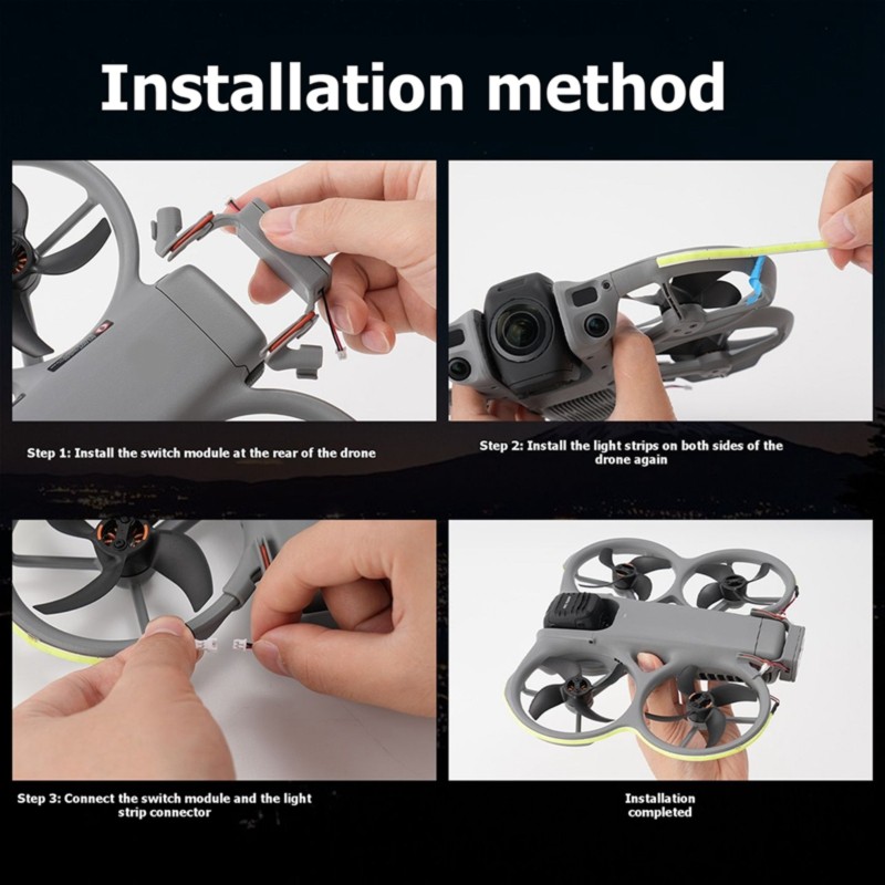 FULL-LED Light Strip For DJI A - Drone Led Light ulasan dan harga