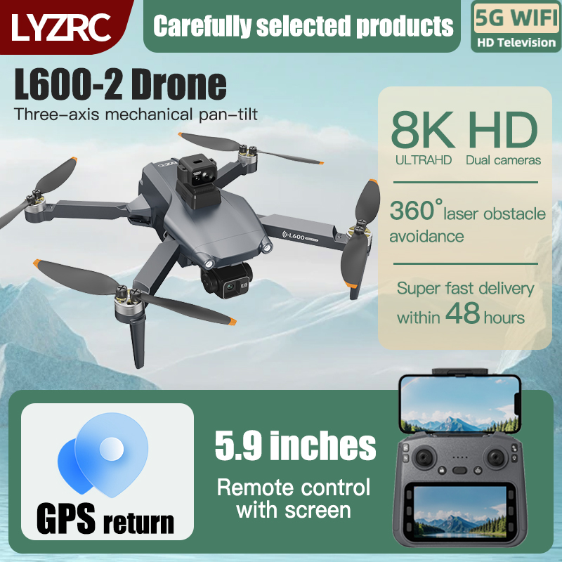LYZRC L600-2 MAX GPS Drone 3-A - Drone Gps Mount ulasan dan harga