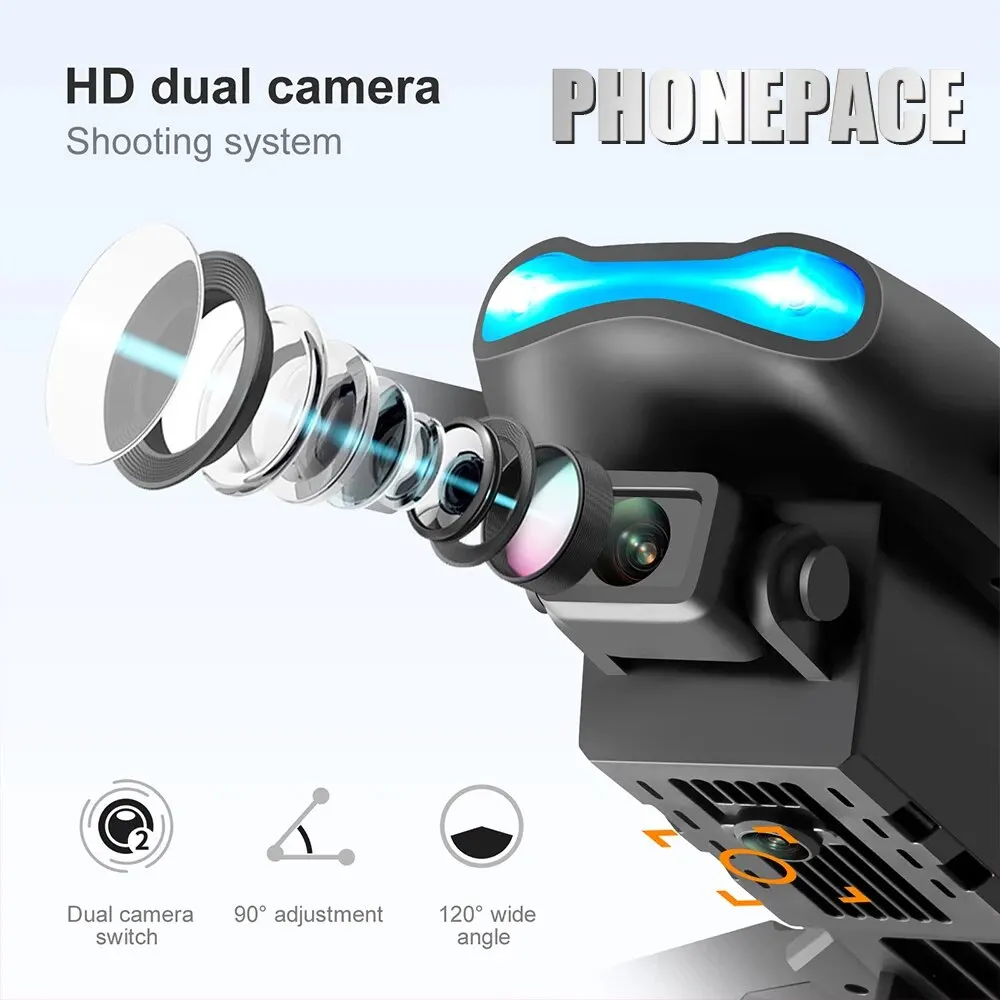 E99 Folding Drone Quadcopter R - Drone Arm ulasan dan harga