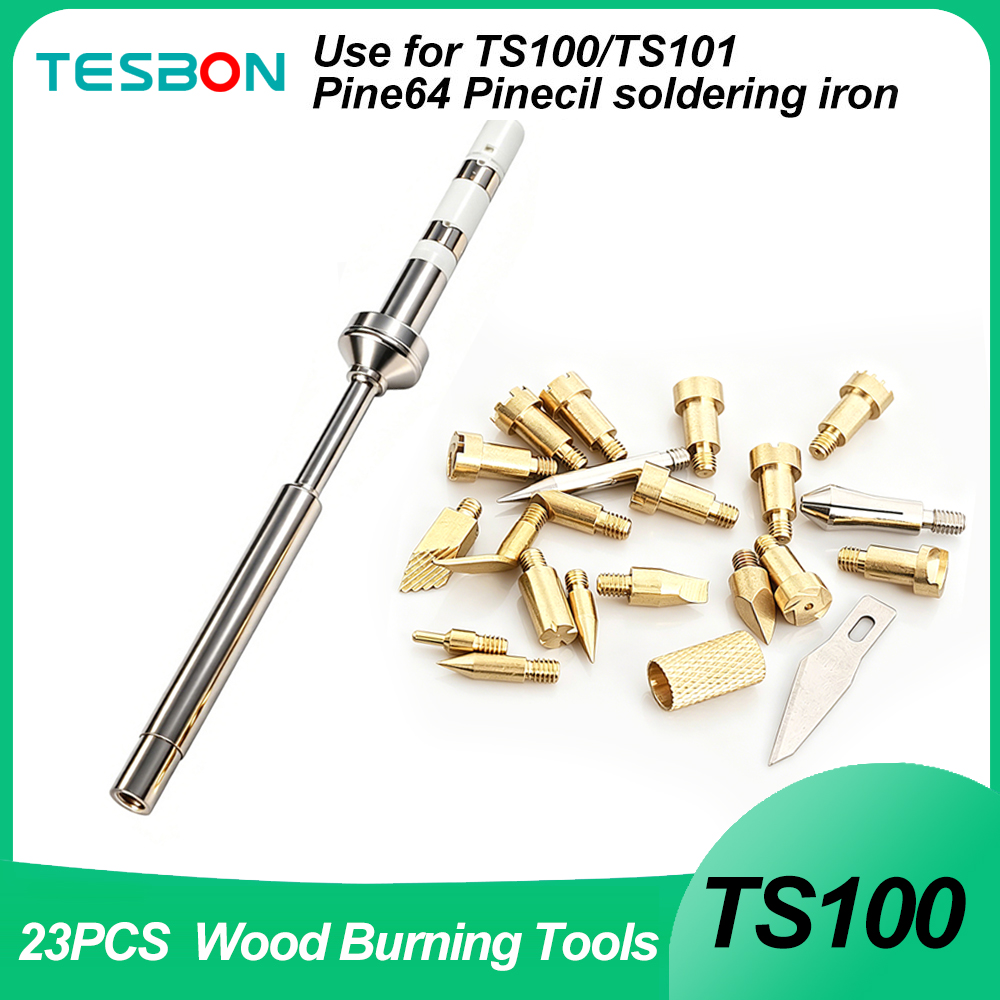 23pcs Wood Burning Tips Set fo - Drone Buzzer ulasan dan harga
