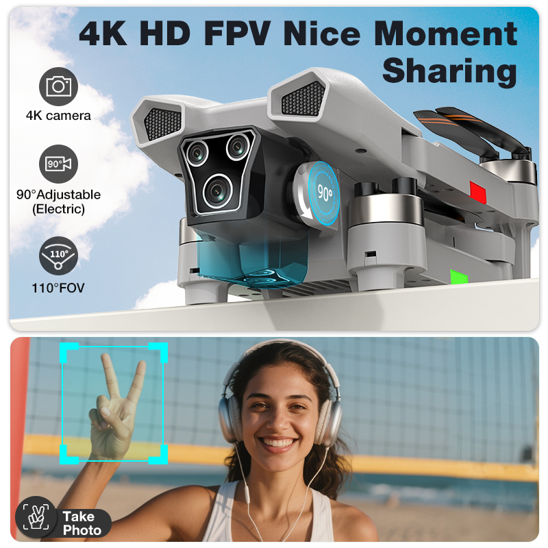 2026 Hot L017 Pro Drone Brushl - Drone Gimbal ulasan dan harga