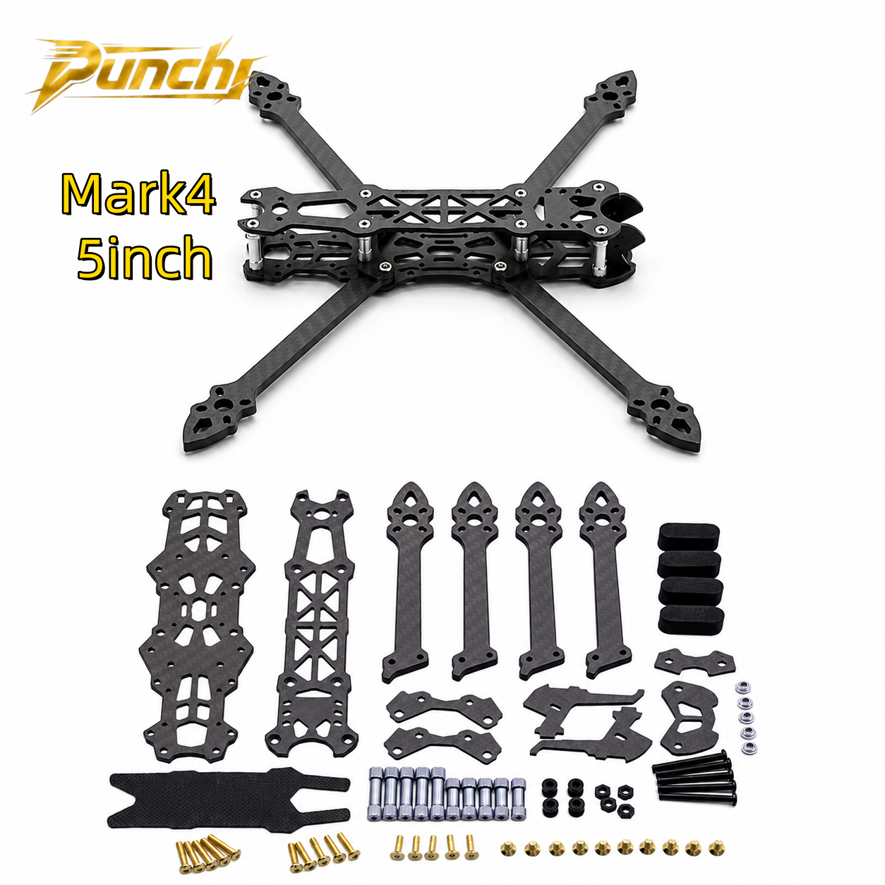 Mark4 5inch FPV Carbon Fiber F - Drone Frame ulasan dan harga