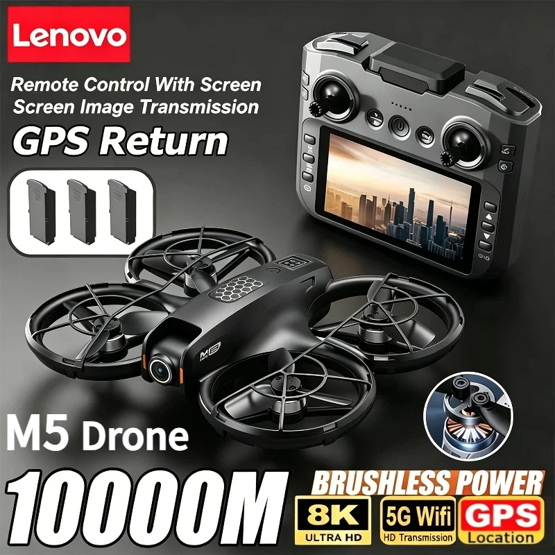 Lenovo M5 Drone 8K Professiona - Drone Gps Mount ulasan dan harga