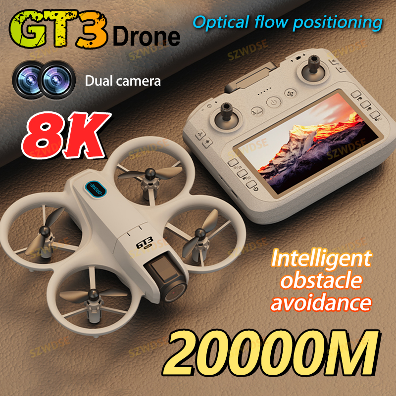 New GT3 With Screen Mini Drone - Drone Esc ulasan dan harga