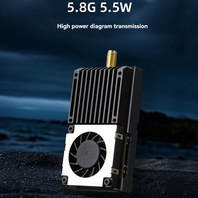 5.8G 5.5W VTX 64CH High Power  - Drone Transmitter ulasan dan harga