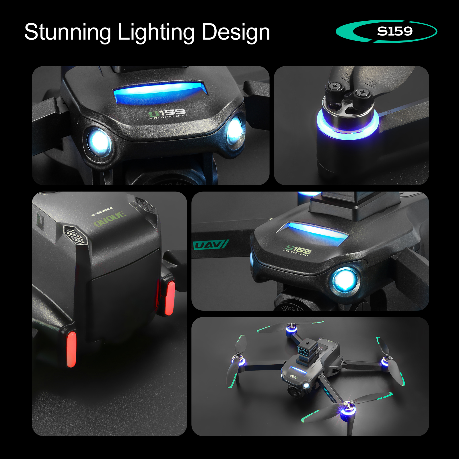 S159 GPS Drone 4K Profesional  - Drone Gps Mount ulasan dan harga
