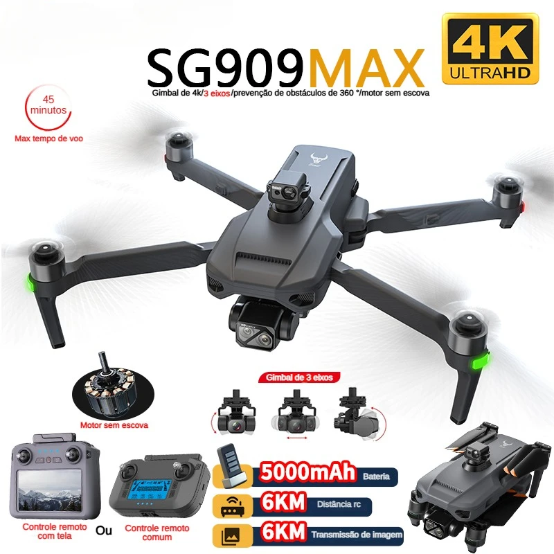 ZLL SG909 SG909MAX Professiona - Drone Gimbal ulasan dan harga